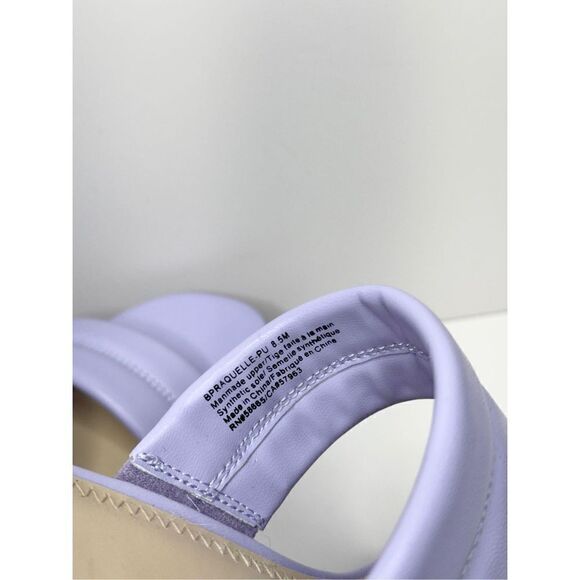 BP Raquelle Wedge Sandal Womens Size 8.5 in Purple Slip On Platform - Picture 5 of 9